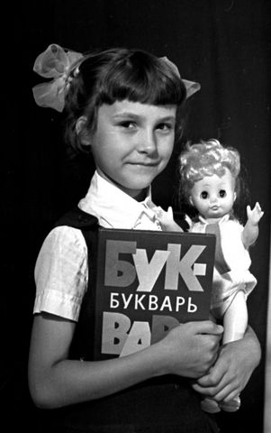 1 сентября | Дети. 1974 г., г.Северодвинск. Фото #C201.