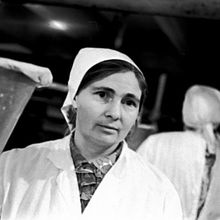 В цехе молокозавода  | Предприятия. 1974 г., г.Северодвинск. Фото #C280.
