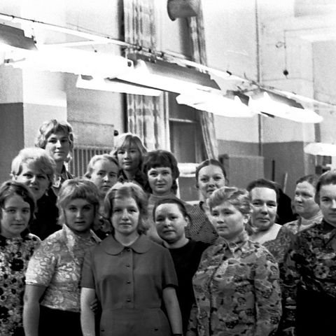Коллектив швейной фабрики | Предприятия. 1974 г., г.Северодвинск. Фото #C289.