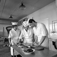 Обучение поваров | Общепит. 1976 г., г.Северодвинск. Фото #C14580.
