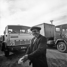 Водитель Автоколонны-1700 Михаил Добош | Транспорт. 1978 г., г.Северодвинск. Фото #C7333.