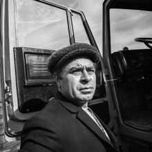 Водитель Автоколонны-1700 Михаил Добош | Транспорт. 1978 г., г.Северодвинск. Фото #C7334.