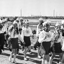 Марш мира | Школа. 1978 г., г.Северодвинск. Фото #C7144.