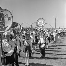 Марш мира | Школа. 1978 г., г.Северодвинск. Фото #C7147.
