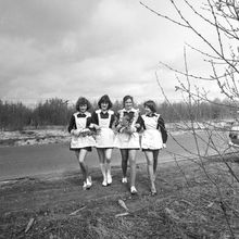 Старшеклассницы | Школа. 1978 г., г.Северодвинск. Фото #C7236.