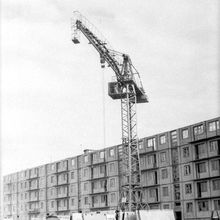 Город строится | Строительство. 1978 г., г.Северодвинск. Фото #C13056.