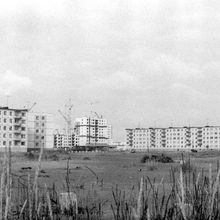 Город строится | Строительство. 1978 г., г.Северодвинск. Фото #C13057.