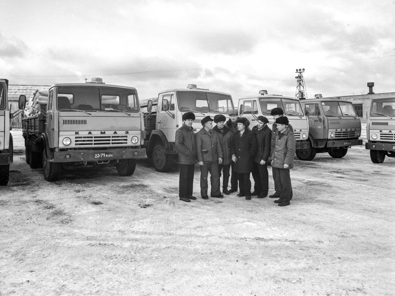 Транспорт. 1979 г., г.Северодвинск. Фото #C14087.