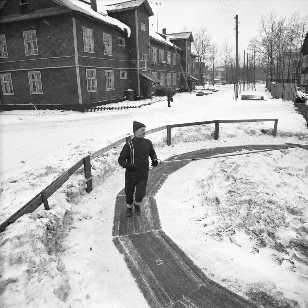 бегун | Спорт. 1980-e гг., г.Северодвинск. Фото #C887.