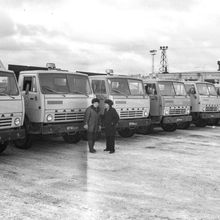 Новые автомобили "Камаз" | Транспорт. 1979 г., г.Северодвинск. Фото #C360.