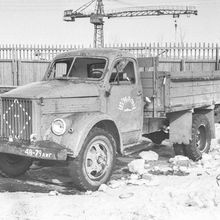 Бесхозный грузовой автомобиль | Транспорт. 1979 г., г.Северодвинск. Фото #C393.