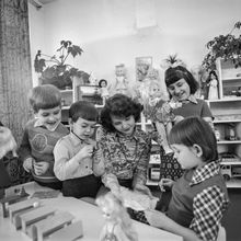 В детском саду | Дети. 1979 г., г.Северодвинск. Фото #C14090.