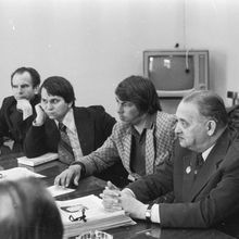 Встреча журналистов | Горожане. 1979 г., г.Северодвинск. Фото #C14113.