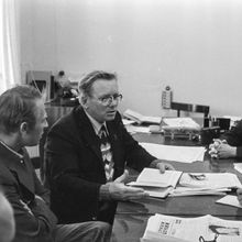 Встреча журналистов | Горожане. 1979 г., г.Северодвинск. Фото #C14114.