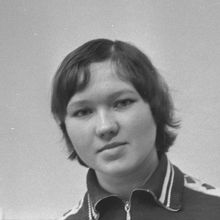портрет женщины в спортивном костюме | Горожане. 1979 г., г.Северодвинск. Фото #C579.