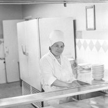 повар школьной столовой | Общепит. 1979 г., г.Северодвинск. Фото #C742.