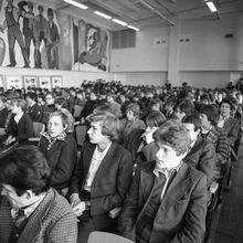 старшеклассники на собрании | Школа. 1979 г., г.Северодвинск. Фото #C765.