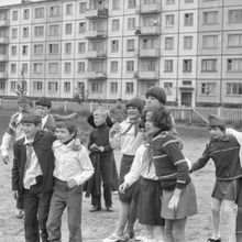 Веселые соревнования | Школа. 1979 г., г.Северодвинск. Фото #C2553.