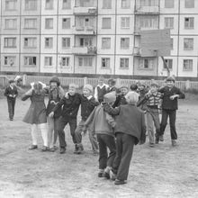 Веселые соревнования | Школа. 1979 г., г.Северодвинск. Фото #C2555.