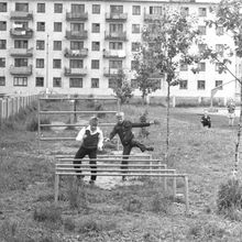 Весёлые соревнования | Школа. 1979 г., г.Северодвинск. Фото #C2575.