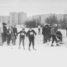Лыжные соревнования | Спорт. 1979 г., г.Северодвинск. Фото #C2414.