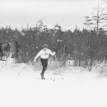 Участник лыжных гонок | Спорт. 1979 г., г.Северодвинск. Фото #C2505.