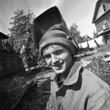 портрет молодого строителя | Строительство. 1979 г., г.Северодвинск. Фото #C915.