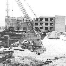 вид стройки | Строительство. 1979 г., г.Северодвинск. Фото #C331.