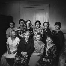 группа женщин-ветеранов | Ветераны. 1979 г., г.Северодвинск. Фото #C963.