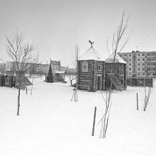 детский городок | Виды города. 1979 г., г.Северодвинск. Фото #C986.