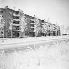 Вид на пятиэтажный дом | Виды города. 1979 г., г.Северодвинск. Фото #C995.