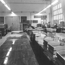 Цех мебельной фабрики | Предприятия. 1979 г., г.Северодвинск. Фото #C317.