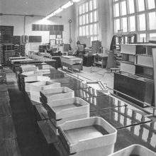 Цех мебельной фабрики | Предприятия. 1979 г., г.Северодвинск. Фото #C318.