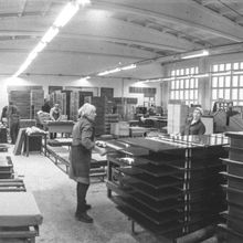 Цех мебельной фабрики | Предприятия. 1979 г., г.Северодвинск. Фото #C319.