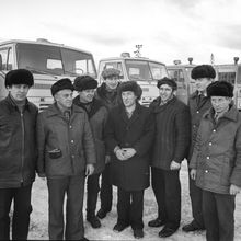 водители автомобилей "Камаз" | Предприятия. 1979 г., г.Северодвинск. Фото #C1036.