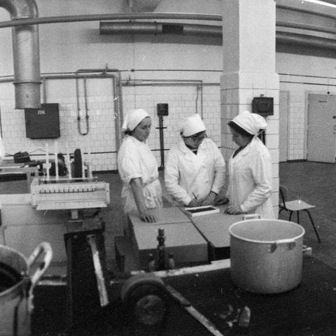 Работницы хлебокомбината | Предприятия. 1979 г., г.Северодвинск. Фото #C339.
