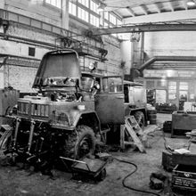 Идет ремонт | Транспорт. 1980 г., г.Северодвинск. Фото #C15649.