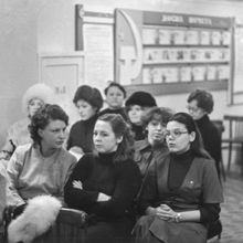 На производственном собрании | Горожане. 1980 г., г.Северодвинск. Фото #C15988.