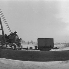 Укладка труб | Строительство. 1980 г., г.Северодвинск. Фото #C15746.