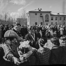 Прием в пионеры | Общественная жизнь. 1980 г., г.Северодвинск. Фото #C3996.