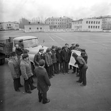 Площадка для обучения вождению | Транспорт. 1981 г., г.Северодвинск. Фото #C12837.