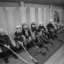Юные хоккеисты | Спорт. 1981 г., г.Северодвинск. Фото #C12852.