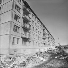 Новый дом | Строительство. 1981 г., г.Северодвинск. Фото #C17005.