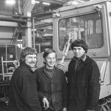 В цехе №2 | Предприятия. 1981 г., г.Северодвинск. Фото #C4165.