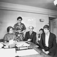 Заседание депутатской группы | Горожане. 1982 г., г.Северодвинск. Фото #C9353.