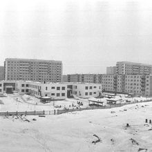 Вид на новый микрорайон | Виды города. 1982 г., г.Северодвинск. Фото #C14432.