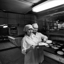 Пекари хлебокомбината | Предприятия. 1982 г., г.Северодвинск. Фото #C14739.