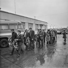 Прощание с Яковлевым Михаилом  Николаевичем | Транспорт. 1983 г., г.Северодвинск. Фото #C11829.