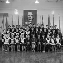 Общая фотография класса | Школа. 1983 г., г.Северодвинск. Фото #C11997.