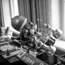 Экспонат школьной выставки научно-технического творчества | Школа. 1983 г., г.Северодвинск. Фото #C12004.
